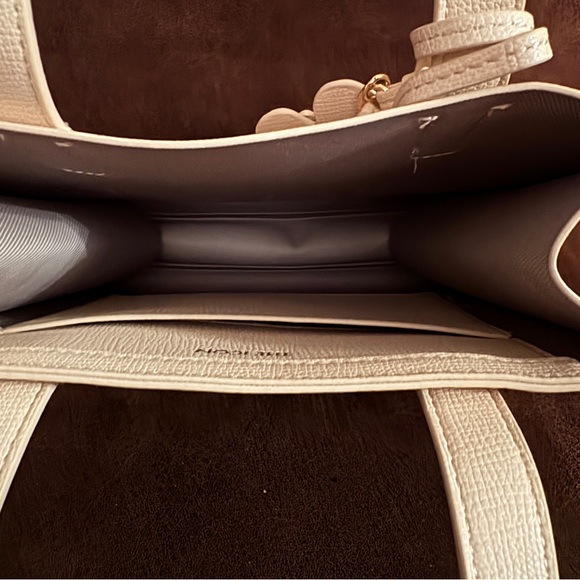 Ted Baker Cream Tote with Floral Charm - Picture 5 of 9